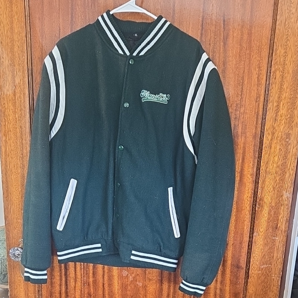 Men's Dark Green MANIFEST 1988 Varsity Jacket